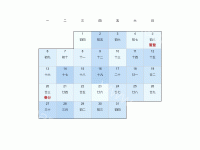 农历 - axisPointer,calendar,category-work,series-heatmap,series-scatter,tooltip,visualMap
