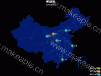 模拟航线 - category-work,geo,legend,series-effectScatter,series-lines,title,tooltip