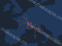 美第奇银行空间资本流动（日内瓦-里昂分行） - category-work,geo,series-effectScatter,series-lines,series-scatter,tooltip