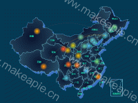  - category-work,geo,series-effectScatter,series-lines,series-map
