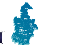 天津地图3D效果 - category-work,geo,legend,series-map,tooltip,visualMap