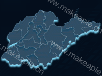 山东地图下钻 - category-work,series-map,tooltip