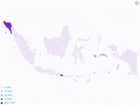 印尼各省数据 - category-work,series-map,title,toolbox,tooltip,visualMap