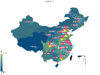 My Test Chart - category-issue,geo,series-effectScatter,series-map,series-scatter,title,tooltip,visualMap