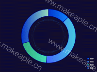 渐变环形图 - category-work,legend,series-gauge,series-pie,tooltip
