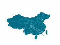 中国行政区域3D地图 - category-work,geo3D