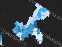 重庆市 热办图 - category-work,series-map,tooltip,visualMap