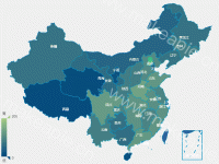 XX数据中心统计图 - category-work,geo,series-map,series-scatter,tooltip,visualMap