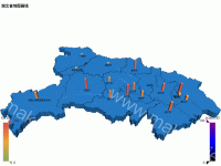 湖北省地图画线 - category-work,geo3D,series-bar3D,series-lines3D,title,tooltip,visualMap