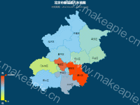 北京市新能源汽车地图 - category-work,series-map,title,visualMap