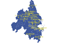 长三角 - category-work,geo,series-effectScatter,tooltip