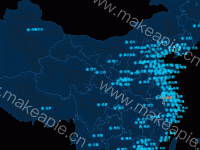 大学生迁徙 - category-work,geo,series-effectScatter,series-lines,series-scatter,toolbox,tooltip,visualMap