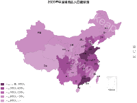 2020年中国各地区人口数量图 - category-work,geo,legend,series-map,title,toolbox,tooltip,visualMap