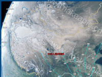 图片地图迁徙图 - category-work,graphic,grid,series-effectScatter,series-lines