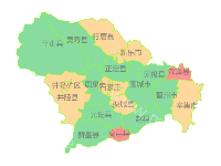 石家庄地图 - category-work,series-map,tooltip,visualMap