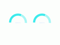 半圆评分 - category-work,series-pie,title,tooltip