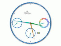 ECharts Gauge 6pin Clock - category-work,series-gauge