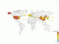 经纬度与像素点坐标的转换 - 