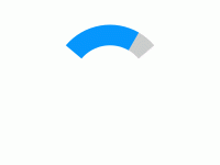 半圆环形图 - category-work,series-pie,tooltip