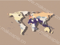 三维地图教程 - category-work,series-map3D,visualMap