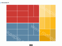 分块渐变树形图 - category-work,series-treemap,title,tooltip