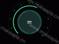 仪表盘-饼图 - category-work,graphic,series-gauge,series-pie,title