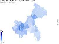各区县每千人常住人口执业（助理）医师数 - category-work,series-map,title,toolbox,tooltip,visualMap
