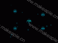 气泡图 - category-work,grid,series-scatter