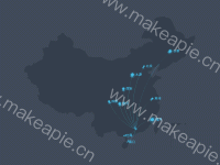 geo地图 - category-work,geo,series-effectScatter,series-lines,tooltip