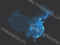 微博签到数据点亮中国 - category-work,geo,legend,series-scatterGL,title,tooltip