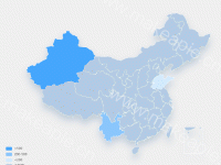 地图 - category-work,dataset,geo,series-map,tooltip,visualMap