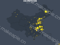 空气质量 - category-work,geo,legend,series-effectScatter,series-scatter,title,tooltip