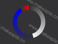 使用visualmap模拟锥形渐变 - category-work,legend,series-pie,visualMap