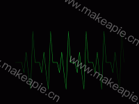 模拟心电图动画 - category-work,grid,series-line,visualMap