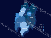 乐山市-房屋分布图 - category-work,geo,series-effectScatter,series-map,title,tooltip,visualMap