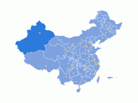 地图单选 - category-work,geo,series-map,series-scatter,tooltip
