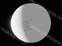 3D 线图 - category-work,globe,series-lines3D,series-scatter3D,visualMap