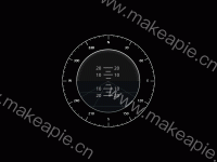 指南针 - category-work,series-gauge,tooltip