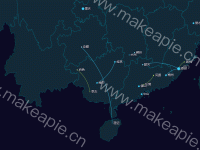 123 - category-work,geo,legend,series-effectScatter,series-lines,title,tooltip