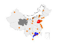 颜色高亮选中的区域默认显示label，就是显示省份的名称 - category-issue,geo,series-map,series-scatter,tooltip