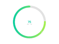Echarts 实现圆角环形图 - category-work,polar,series-bar,title