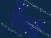 生成物区域图 - category-work,geo,series-effectScatter,series-scatter