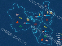 合肥城管 - category-work,geo,legend,series-effectScatter,series-map,series-scatter,tooltip