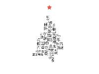 词云图-自定义形状 - category-work,graphic,series-wordCloud,tooltip