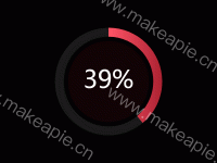 渐变环图+内圈 - category-work,series-pie,title