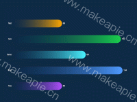 彩色渐变柱状图 - category-work,grid,series-bar,tooltip