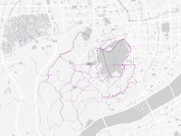 杭州热门徒步路线 - bmap,category-work,series-lines