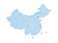 地图 - category-work,geo,series-effectScatter,series-map,series-scatter