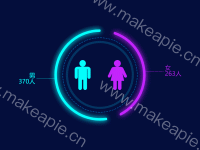 象形图表 - category-work,graphic,series-pie,toolbox,tooltip