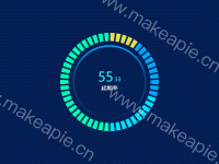 {a|55}{b|.33}{c|百分比} - category-work,series-gauge,series-pie,title